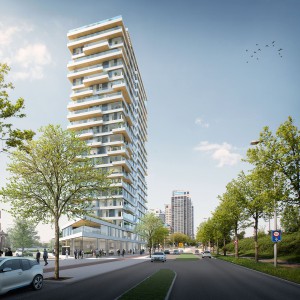 HAUT es un rascacielos de madera de 21 plantas que se contruirá en Amsterdam.