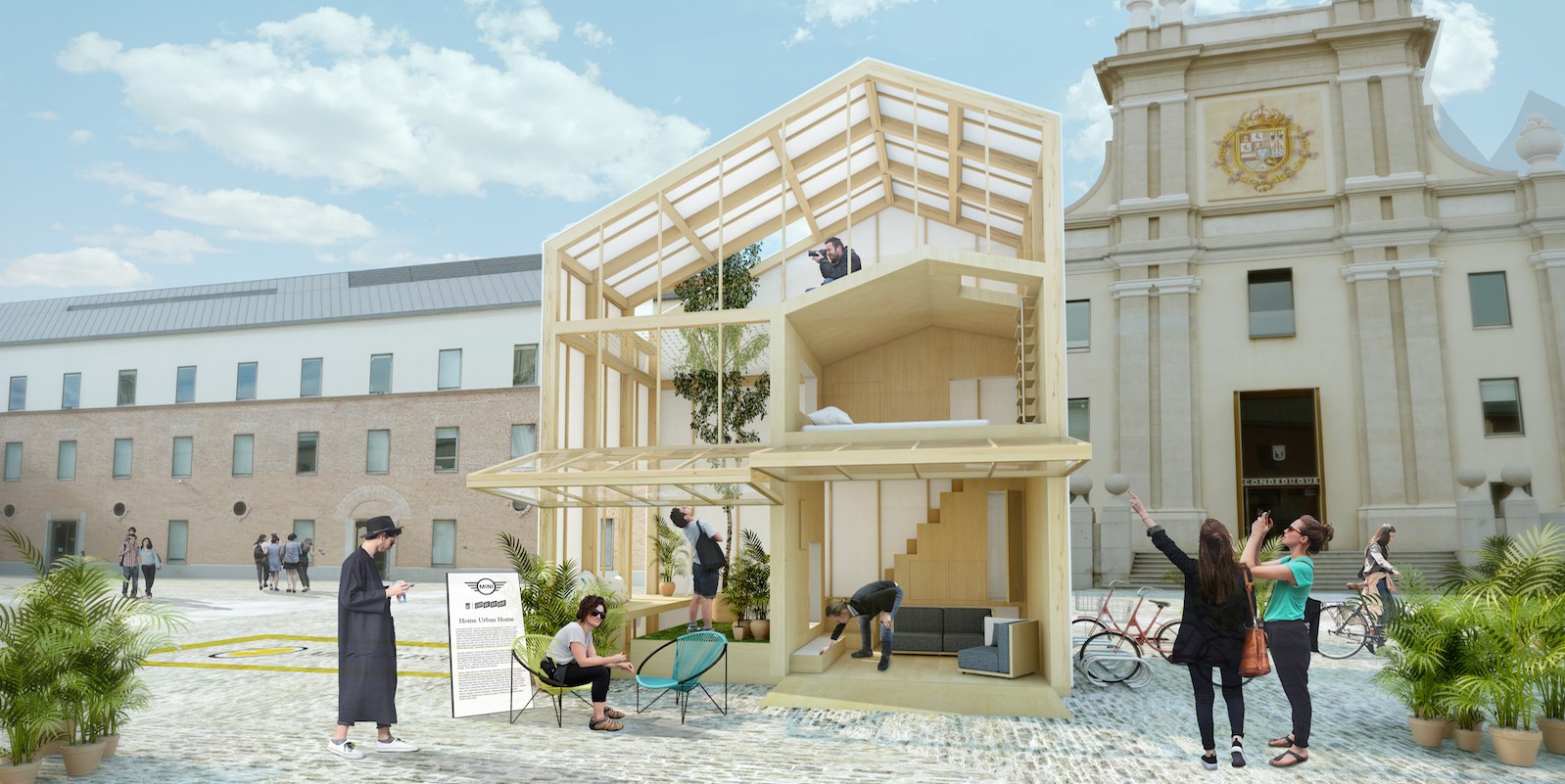 Home Urban Home, Madrid Design Festival. Photo : Mini