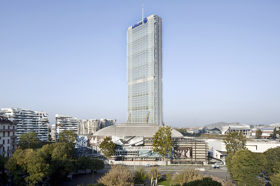 Tour Allianz, Milán, Arata Isozaki, 2014. Photo : Alessandra Chemollo.