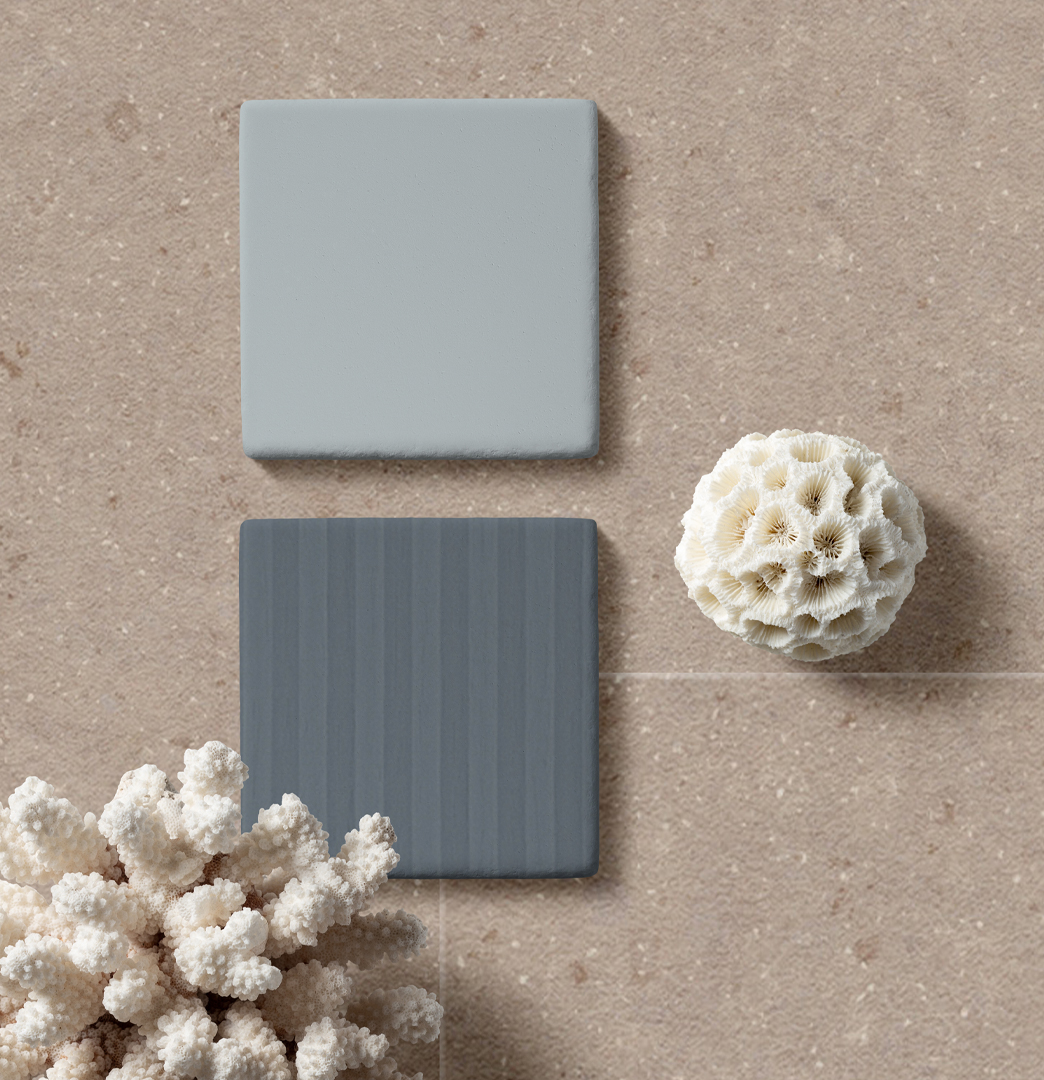 Crafted Calm detalle de materiales y texturas equilibradas